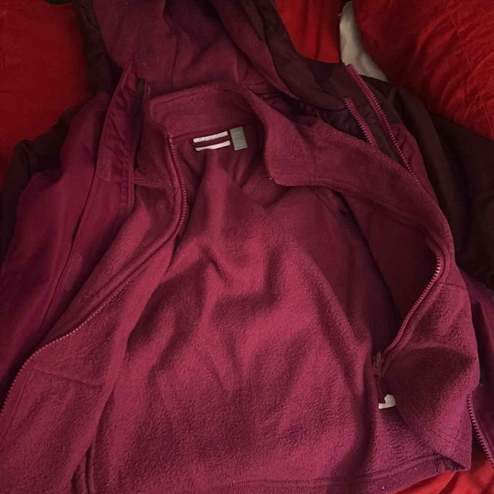 A 3-1 coat from children place very warm in cozy